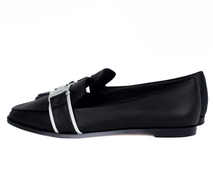 Jade Loafer Black and White