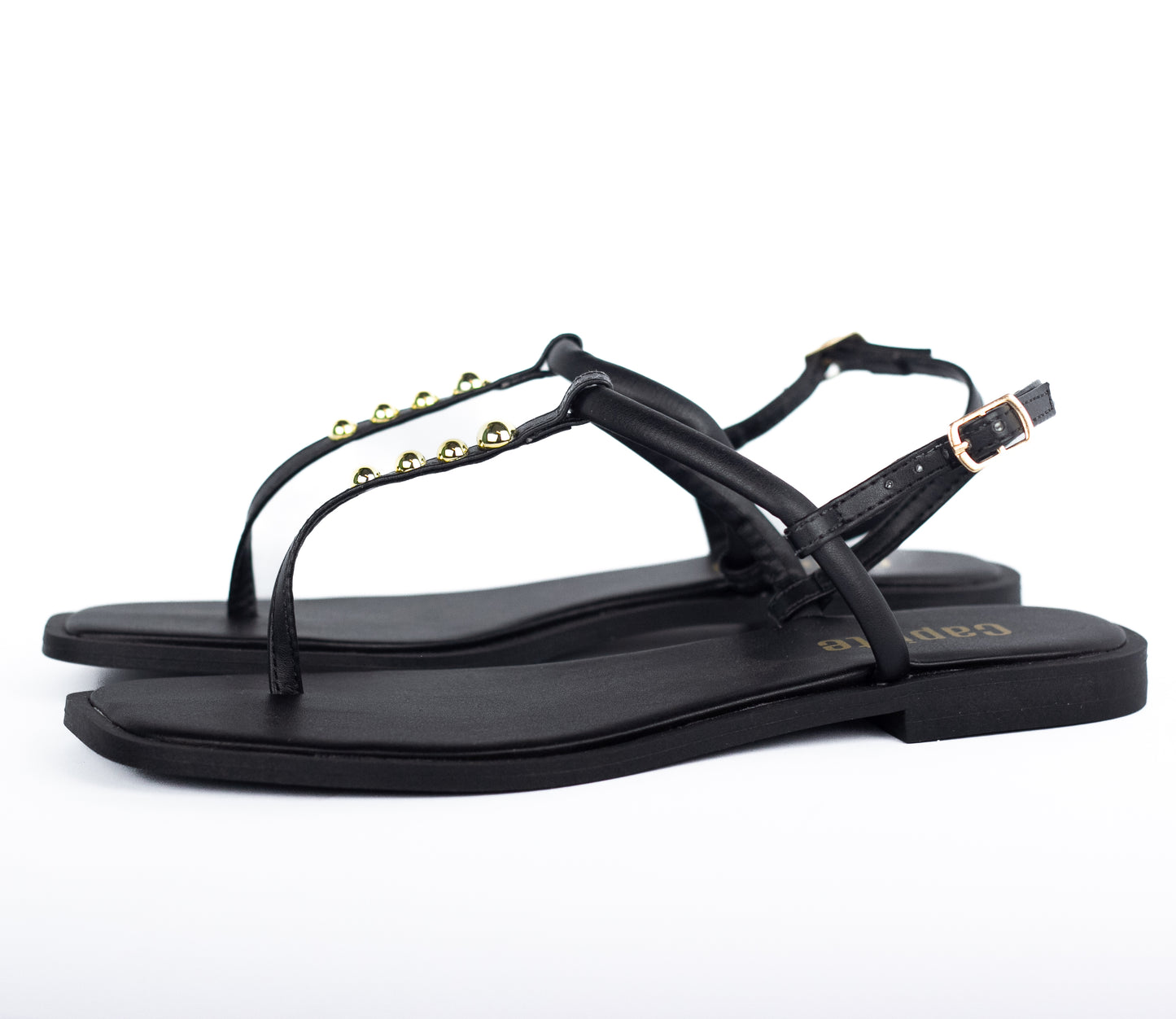 Maya Flat Sandal Black